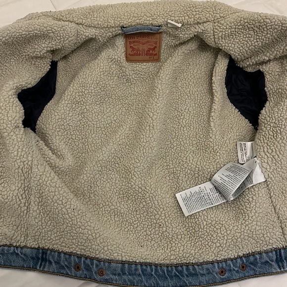 Levi Original Sherpa Trucker Jacket - Picture 6 of 7